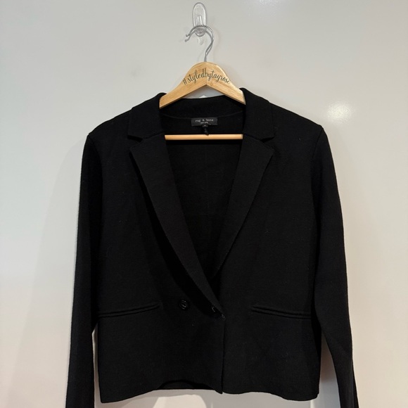 Rag & Bone Joy Merino Wool Blazer Jacket Sweater - Picture 9 of 13
